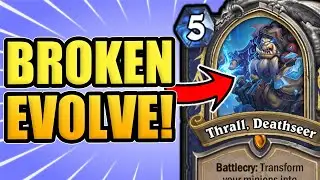 Evolve Shaman IS BROKEN & You Should Play It! | Hearthstone March Of The Lich King
