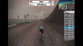 Zwift - TT: FRR Tour Watopia - Stage 1 on Volcano Circuit in Watopia