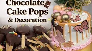 Chocolate Cake Pops & Cake Decoration | Beautiful Decorating Ideas ✨