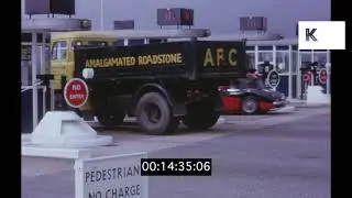 Tamar Bridge, Cornwall UK, 1960s from 16mm