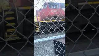 CN train 773 coal train in mission bc Canada 2975 leading 8SEP23 very very slow