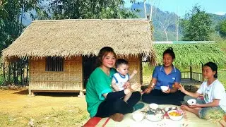 Building a kitchen alone | Inspiring life of a single mother raising children