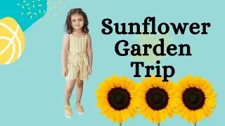 Outdoor Fun For Kids Video | Adventure In The Sunflower Garden | NonStop Azmina