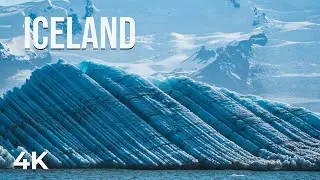 ICELAND IN 4K WITH RELAXATION MUSIC | PANORAMIC VIDEO
