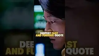 Han&rsquo;s Best Quote in Fast and Furious #motivation #edits #editor #cars #fastandfurious #racing #fast