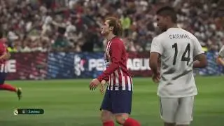 PES 2019 Real Madrid vs Atletico de Madrid PS4 Gameplay