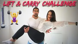 COUPLES LIFT AND CARRY CHALLENGE *1st attempt* - The Wonder Family