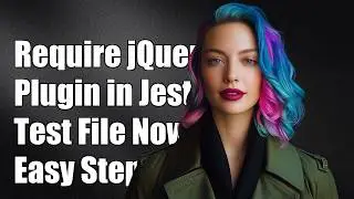 How to require jQuery plugin in jest test file?
