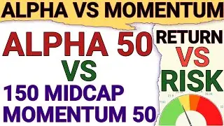 NIFTY ALPHA 50|NIFTY MIDCAP 150 MOMENTUM 50|NIFTY ALPHA 50 VS NIFTY MIDCAP 150 MOMENTUM 50|FINOBIT