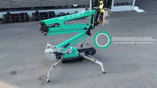 Piattaforma aerea ragno cingolato IMER IM R23 DA