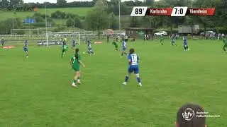 Finale Sport-Lines Pokal 2024/25 Karlsruher SC vs. TSV Amicitia Viernheim