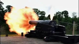 Cannon firing at the National Civil War Naval Museum