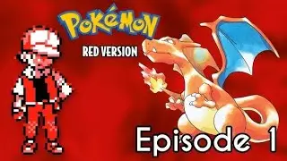 Pokemon red in gba version game play episode 1 