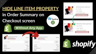 How to hide custom line item properties on checkout page in Shopify