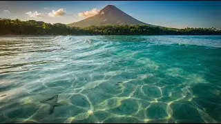 Seafoam Island 🌴 Beach Sounds | Tropical Escape for Relaxation & Sleep