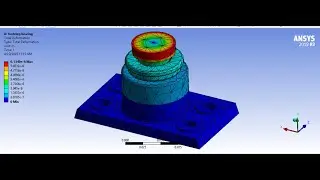 Analysis footstep bearing in ansys workbench