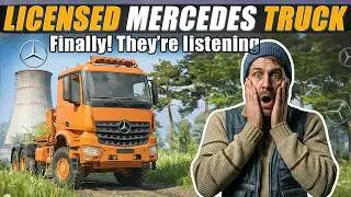 FINALLY! New Licensed Mercedes-Benz Truck is Coming to SnowRunner!