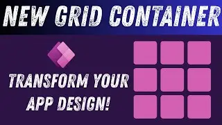 Power Apps New Grid Container Explained | Modern Layout Feature 🚀