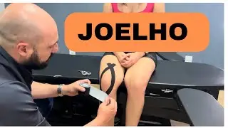 JOELHEIRA COM A KINESIO TAPING #joelho #futebol #esporte