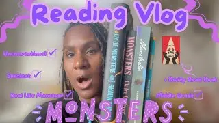 Monster Reading Vlog 👾📚| Real life, Historical, Sentient, Lovecraftian& Middle Grade Masked Monsters