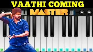 Vaathi Coming Video Song | Piano Tutorial | Master | Thalapathy Vijay