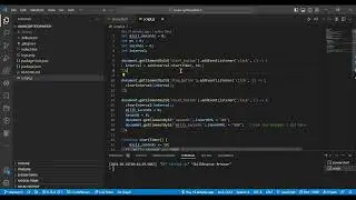 Task JSW3: Start causes millseconds to increase(StopWatch using js)