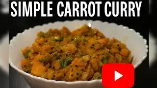 Simple carrot curry recipe|క్యారెట్ కర్రీ|#rockyskitchen |#carrotcurry |Telugu 