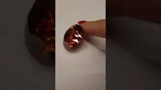 66.13 ct Sphalerite Intense Orange Fire Dispersion Custom 