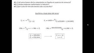 TP N° 5. Resolución Ejercicio 4.  Economías internas de escala