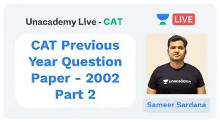 CAT Previous Year Question Paper - 2002 Part II by Sameer Sardana