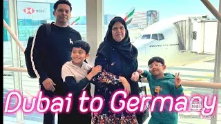 Dubai to Germany in Emirates | First day in Berlin | Explore Europe with Me | Marhaba lounge Dubai