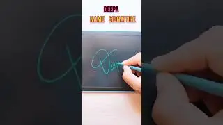 Deepa Name Signature 😍🥰 Comment your name for signature 😊