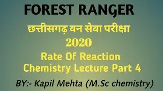 Chemistry | CGPSC ACF/RANGER 2020 LECTURE 4 PAPER 2