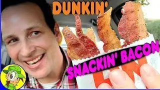Dunkin'® | Sweet Black Pepper SNACKIN' BACON Review 🍬🥓 | Peep THIS Out! 🍩