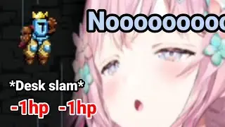 This game broke Koyori so bad, Now her desk is crying for help...