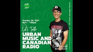 Virtual Workshop Series 2021 - Urban Music and Canadian Radio