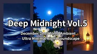Deep Midnight Vol.5 | December Deep Sleep Ambient &mdash; Ultra Minimal Night Soundscape | ASMRADIO BGM