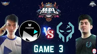 NEXPLAY SOLID vs EXECRATION Game 3 || MPL Philippines Season 6 || Week 3 Day 1 || Mobile Legends