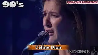 10 Most POPULAR Female Artists of Each Decade- اشهر 10 الفنانين الإناث من كل عقد