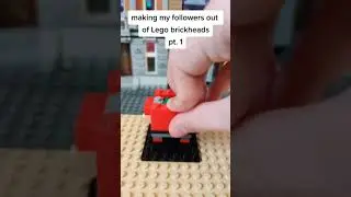 making my followers out of lego part 1 #shorts #lego #brick #brickheadz #fyp