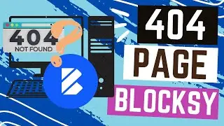 How to make a 404 Page - Blocksy Content Blocks
