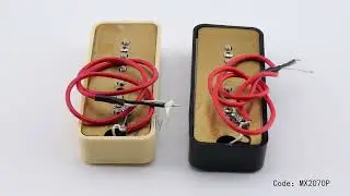 Wilkinson M Series Alnico 5 P90 Soapbar Neck Pickup for LP SG Style Electric Guitar 360 show