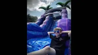 Purple Crush Water Slide | Castle Kid Jumping Castles