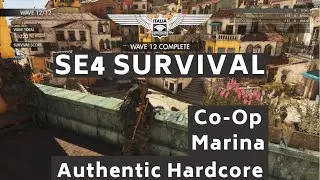 Sniper Elite 4 SE4 Survival Co-op Marina on Authentic Hardcore Completed all 12 waves on 4-15-21