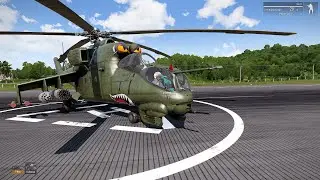 Arma 3 - CSLA Iron Curtain - Mi-24V - вертолётный полигон