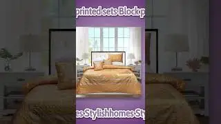 Luxury Block printed Bed sheets