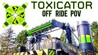 Toxicator Off Ride POV at Alton towers