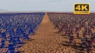 1 MILLION FRENCH SOLDIERS vs  RED COATs | 4K - Ultimate Epic Battle Simulator 2 - UEBS 2