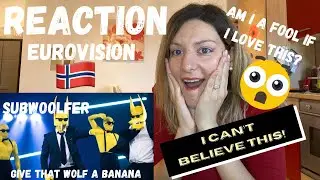 ITALIAN REACTS to SUBWOOLFER - GIVE THAT WOLF A BANANA (Norway Eurovision 2022) / Ludo&Cri
