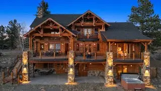 LUXURY LOG HOME TOUR